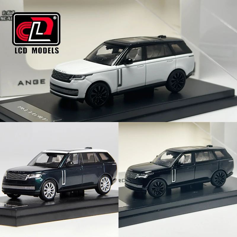 LCD 1:64 Rover SCALE SERIES White Black Green alloy car model