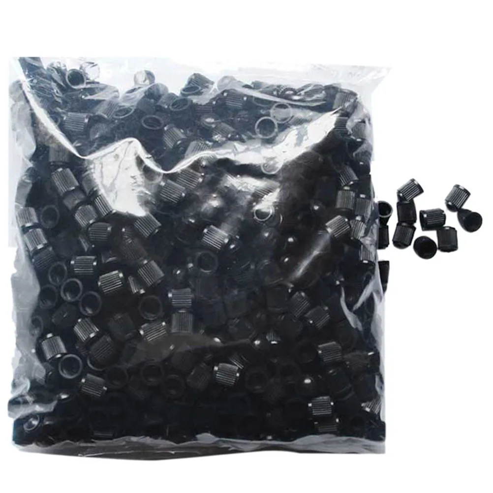 

100Pcs Auto Tyre Caps Plastic Durable Fit Cars Trucks Pickups Prevent Leakage Dirt Protect Valve Cores Easy Install