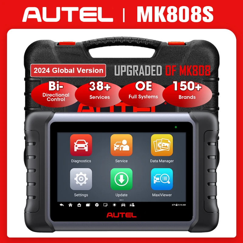 

Car Diagnostic Tool Autel MaxiCOM MK808 MK808S OBD2 Scanner Bi-directional Control Diagnosis Automotive Tools TPMS Code Reader