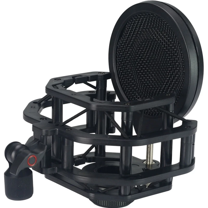 1 piece Microphone Shock Mount holder  with Pop Filter screen for Lewitt LCT-240 Pro Live Broadcast Mic Recording Stand