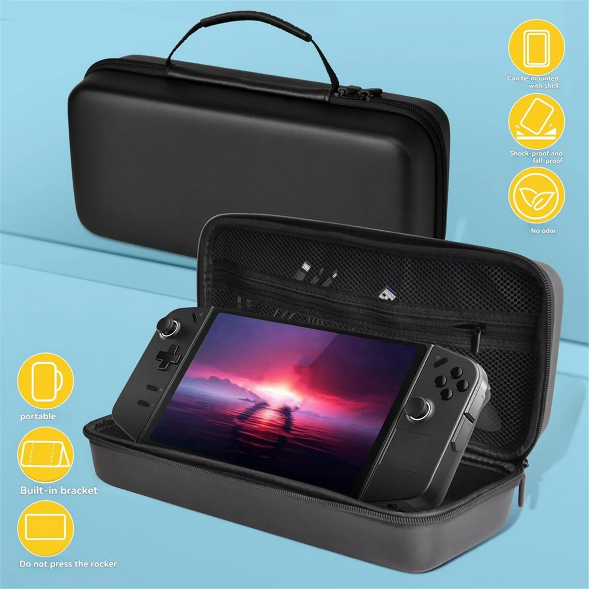 GOB-oHard Shell กระเป๋าเดินทางสําหรับ Lenovo Legion Go แบบพกพาป้องกันกระเป๋าสําหรับเกม