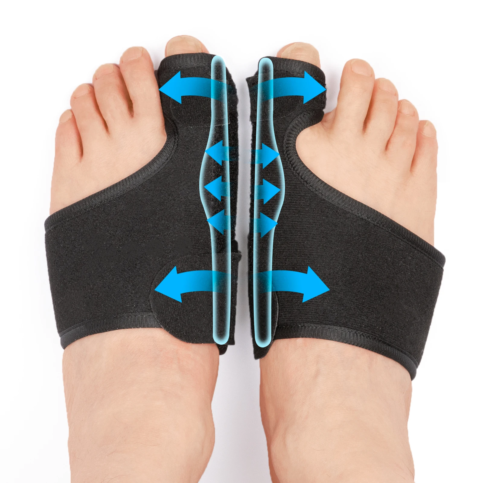 2Pcs Bunion Corrector Big Toe Separator for Comfort and Breathability, Orthopedic Bunion Splint, Pain Relief