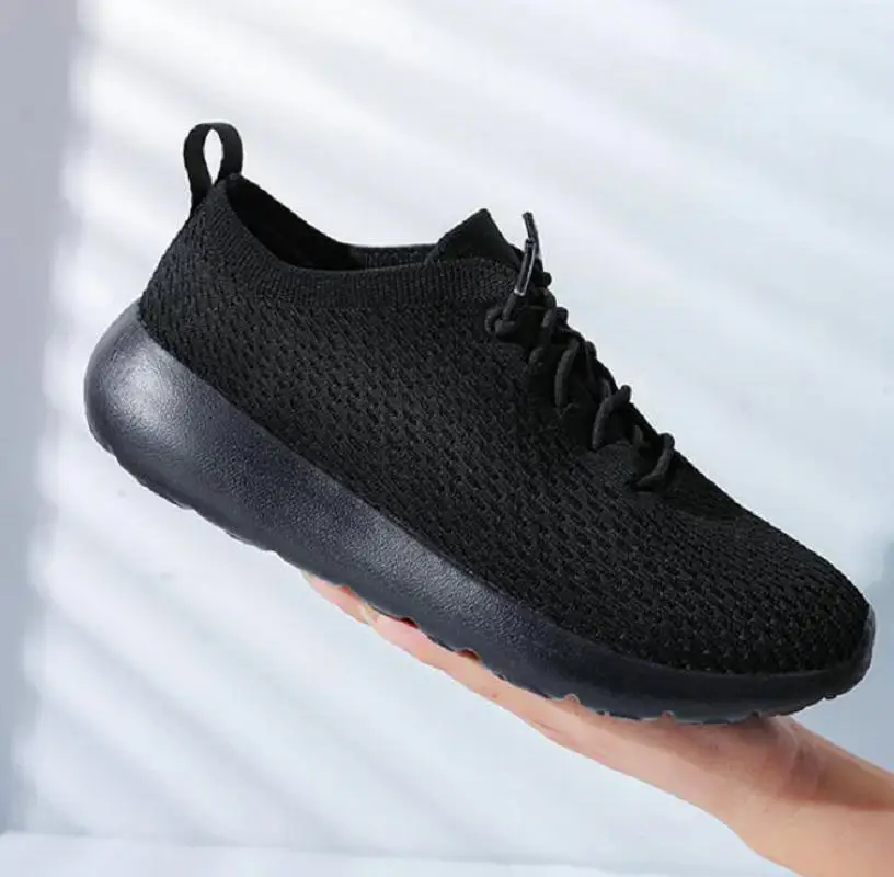 Meer wandelen duozoulu heren-en damessport casual schoenen met zachte zolen, lichtgewicht mesh schoenen met lage riem en wandelschoenen