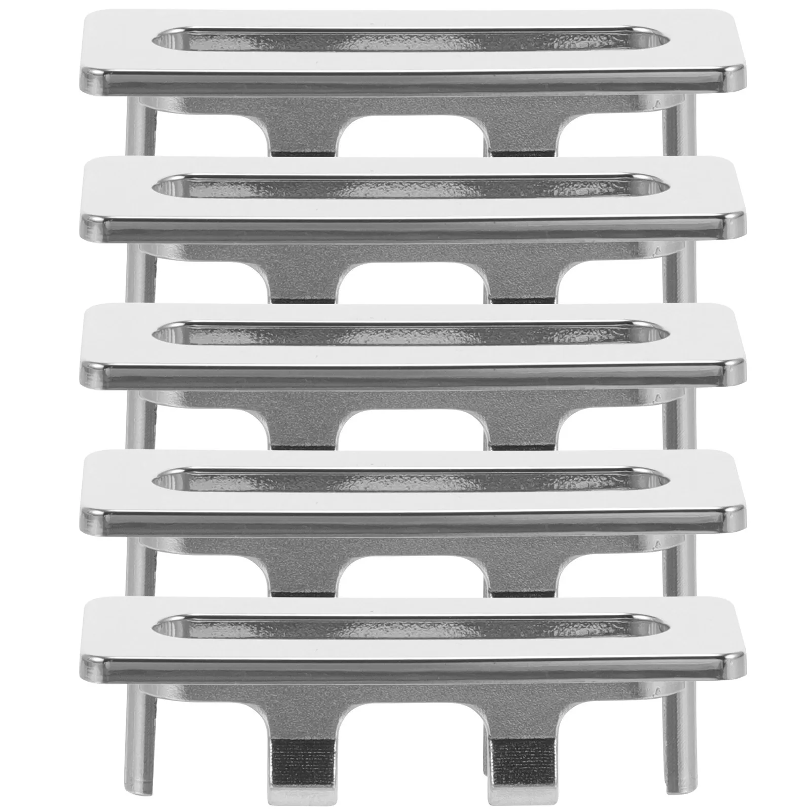 

2pcs Basin Overflow Covers Plastic Rectangular Trim For Universal Wash Basin Sink Hole Insert Prevents Overflow Easy Install