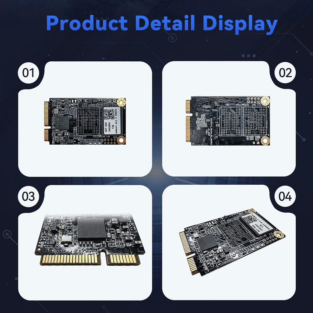 GUDGA SSD Msata Mini SATA Internal Solid State Drive 32GB 64GB 128GB 256GB 512GB Hard Disk SATA3 For Laptop Desktop