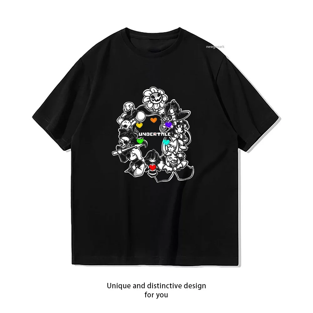 Undertale Game T-Shirt woman man summer cotton graphic t shirts Adult streetwear camisetas tops tee Short-sleev boyfriend