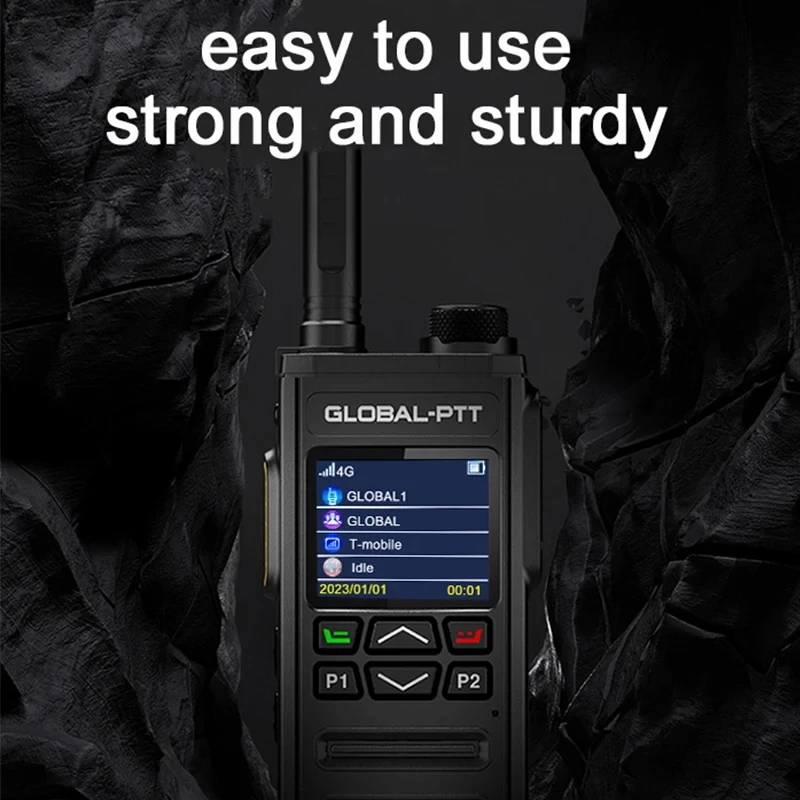 Walkie talkie portátil G7, 2 peças, 4g, de longo alcance, profissional, comunicação, amador, rádio bidirecional, presunto, rede pública, global, poc