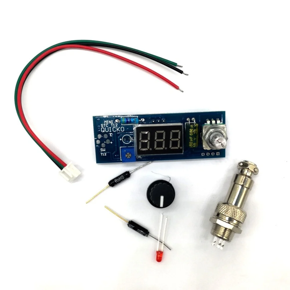 

Digital Temperature Controller Board for Soldering Iron with For T12 Handle and Intelligent Sleep Standby Mode
