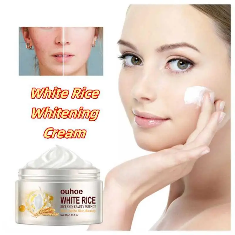 

OUHOE White Rice Whitening Cream Anti Aging Remove Wrinkles Nourishing Moisturizing Facial Cream Face Care