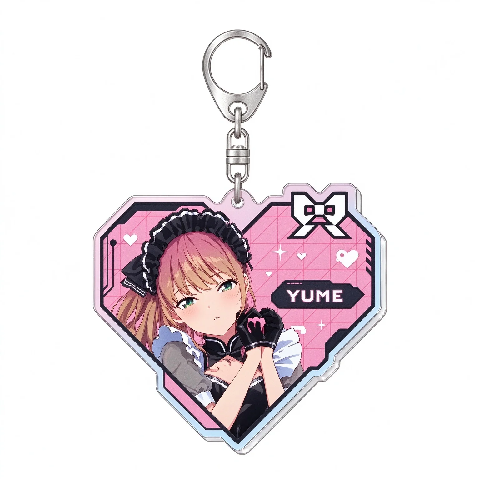 Souvenir Anime Gridman Universe High Pixel Bag Pendant Gifts For Girls For Fans Gifts Jewelry Bag Acrylic KeyRing Funny Keychain