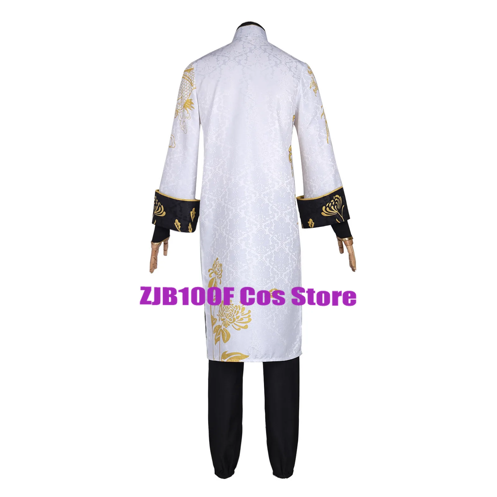 Costume de cosplay de jeu Ta.com V pour hommes et femmes, garde blanche et noire, uniforme chinois Wu Disco, vêtements de jeu pour la fête