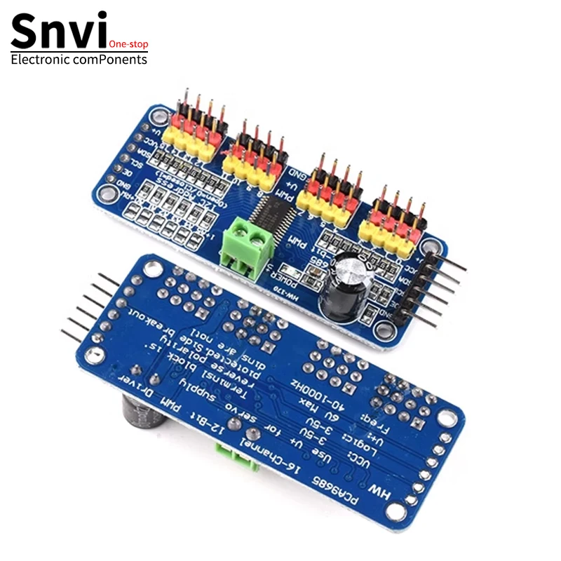 Snvi PCA9685PW 16 Channel 12-bit PWM/Servo Driver-I2C interface PCA9685 module Raspberry pi shield module servo shield