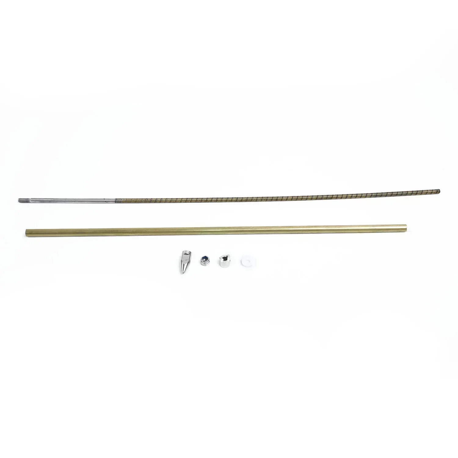 RC Boat 4mm One-Piece Flexible Shaft Welding Type 350mm CW/CCW Drive Staff Flex Cable Propeller Copper RC Electric Boat Toy