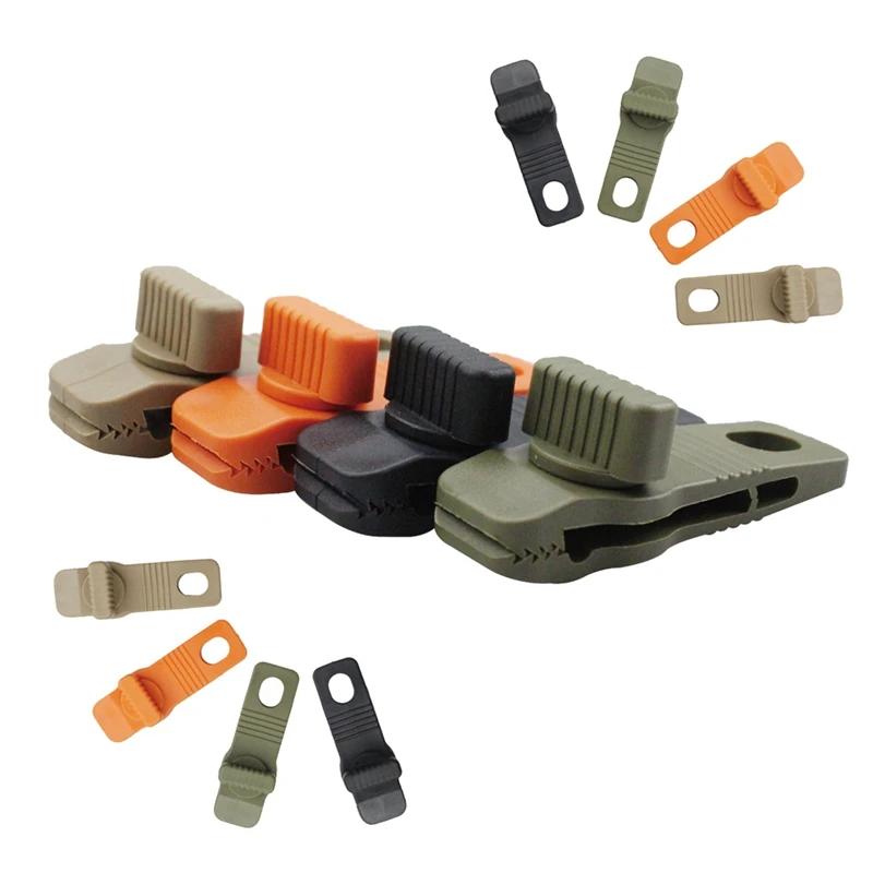 10Pcs Awning Rope Clamp Tarp Clamp Tarp Clip Reusable Tent Crocodile Clip Tent Canopy Clip For Awnings Camping