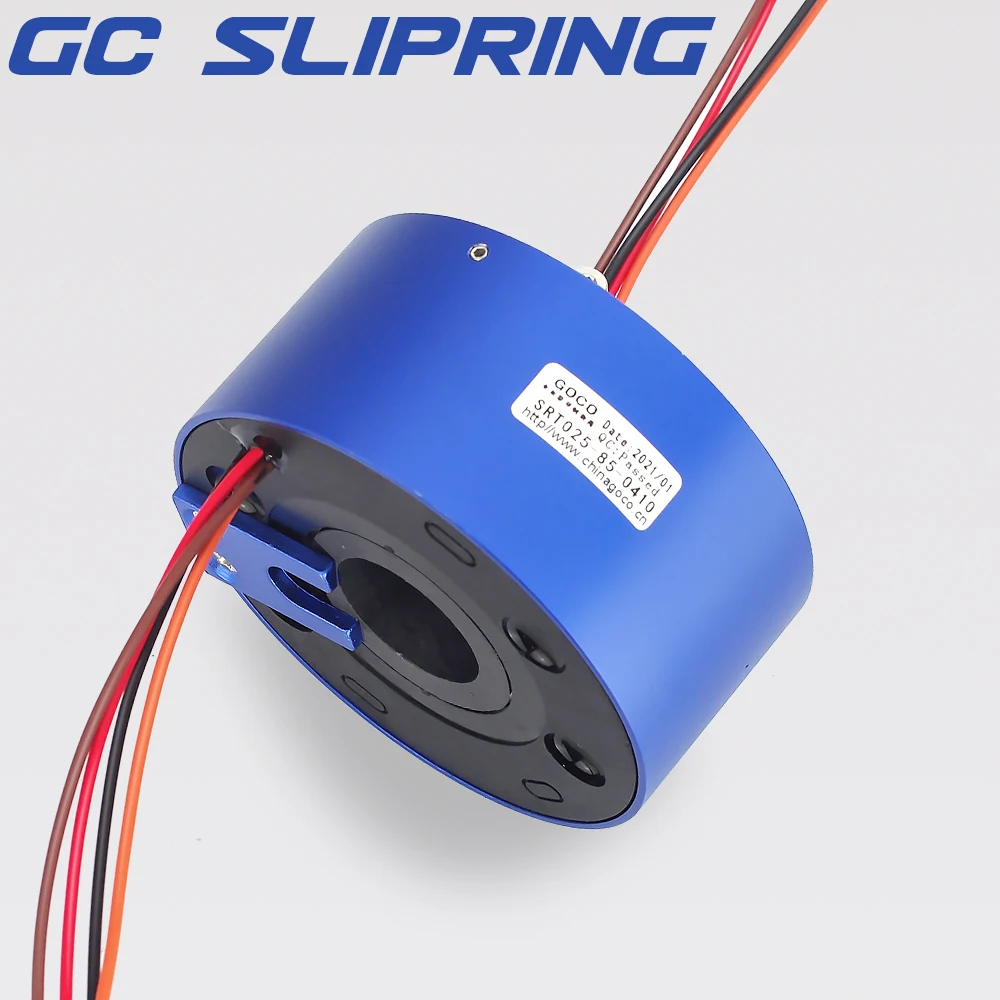 slip ring Through hole slip ring 25.4mm 4 circuit 10A electric slip ring electric ring collector ring conductive ring electric