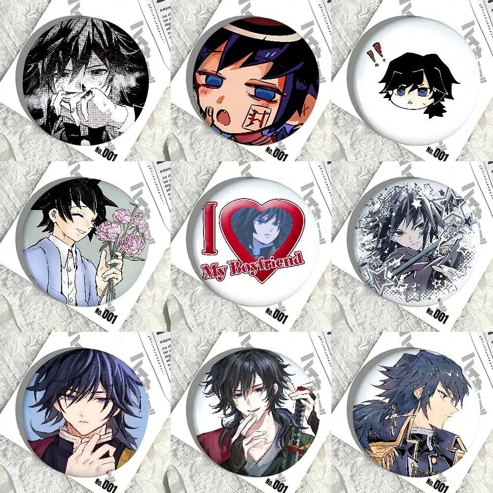 

G-Giyus T-Tomiokas For Clothes Anime Enamel Pin Cute Things Cartoon Cosplay Badges On Backpack Brooch Art Gifts