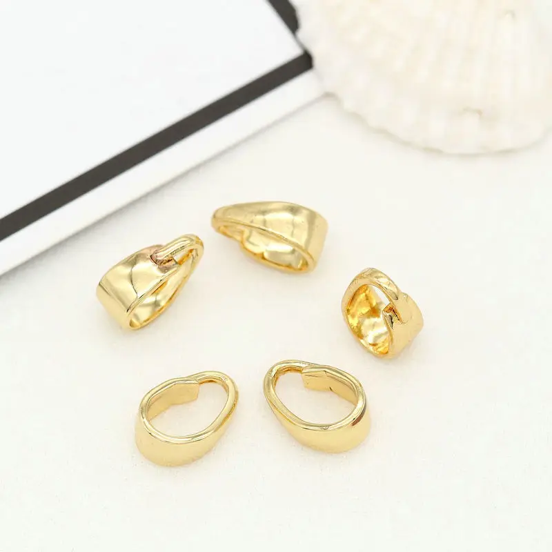 6ミリメートル7ミリメートル14 18kゴールド色メッキベールピンチペンダント用作るdiyのネックレスジュエリーメイキング所見