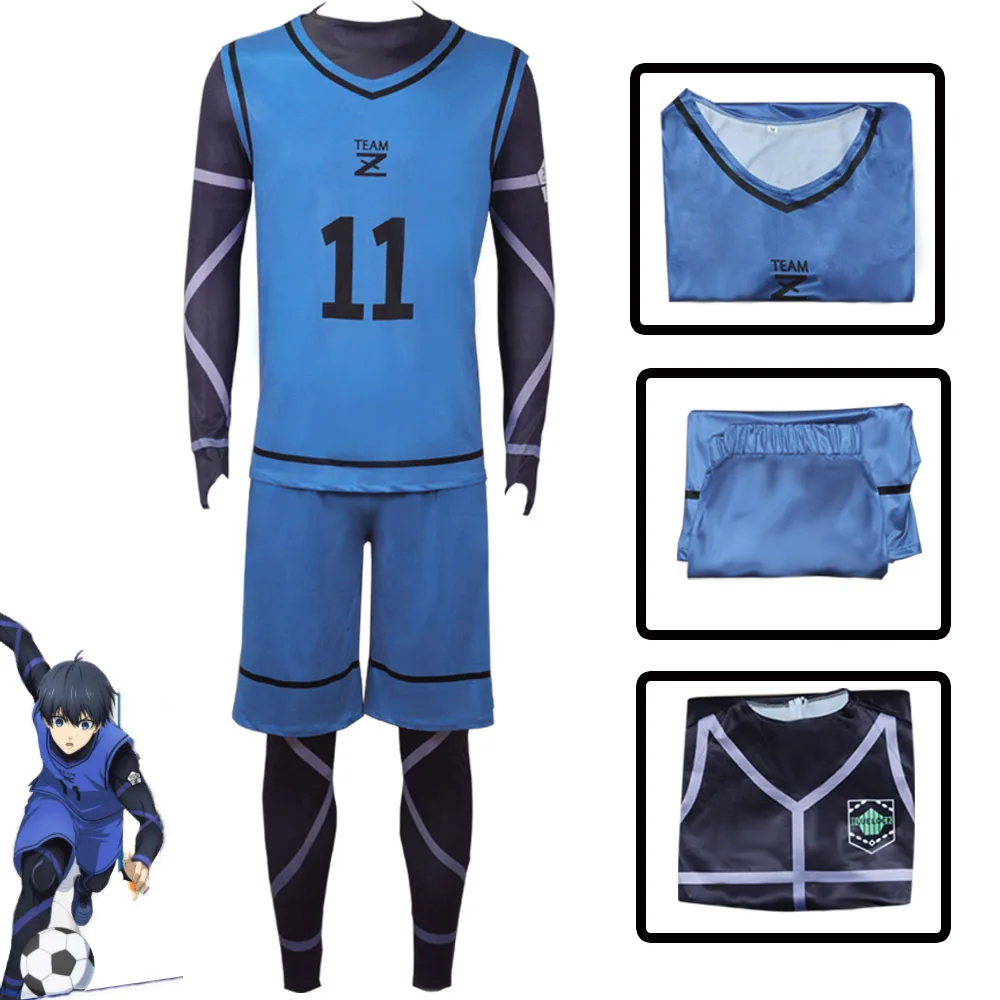 

BLUELOCK Blue Prison Jersey Cosplay Costume - Set Of Honekawa Senji, Katsuki, Bōma, Kaminarimon, Kiyoshi, And Ichigo