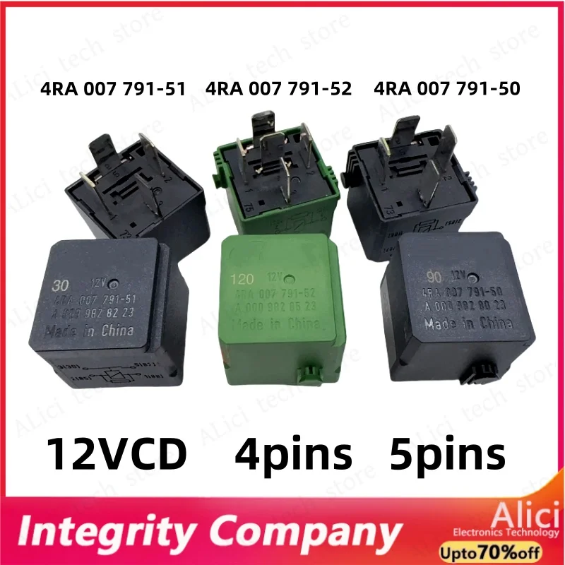

Applicable to Mercedes-benz air pump oil pump relay 4RA 007 791-51-50-72 4RA 007 791-52