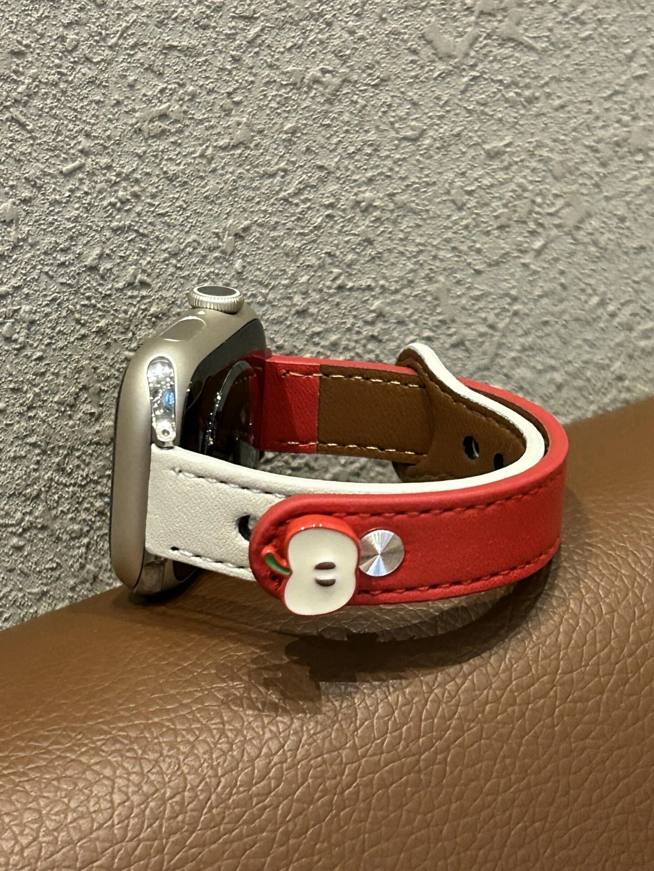 ممتاز حلقة جلدية Correa لساعة أبل الفرقة لطيف سلسلة الترا 11/10/9/8/7/6 38 مللي متر 40 مللي متر 41 مللي متر 42 مللي متر 44 مللي متر 45 مللي متر 46 مللي متر 49 مللي متر حزام