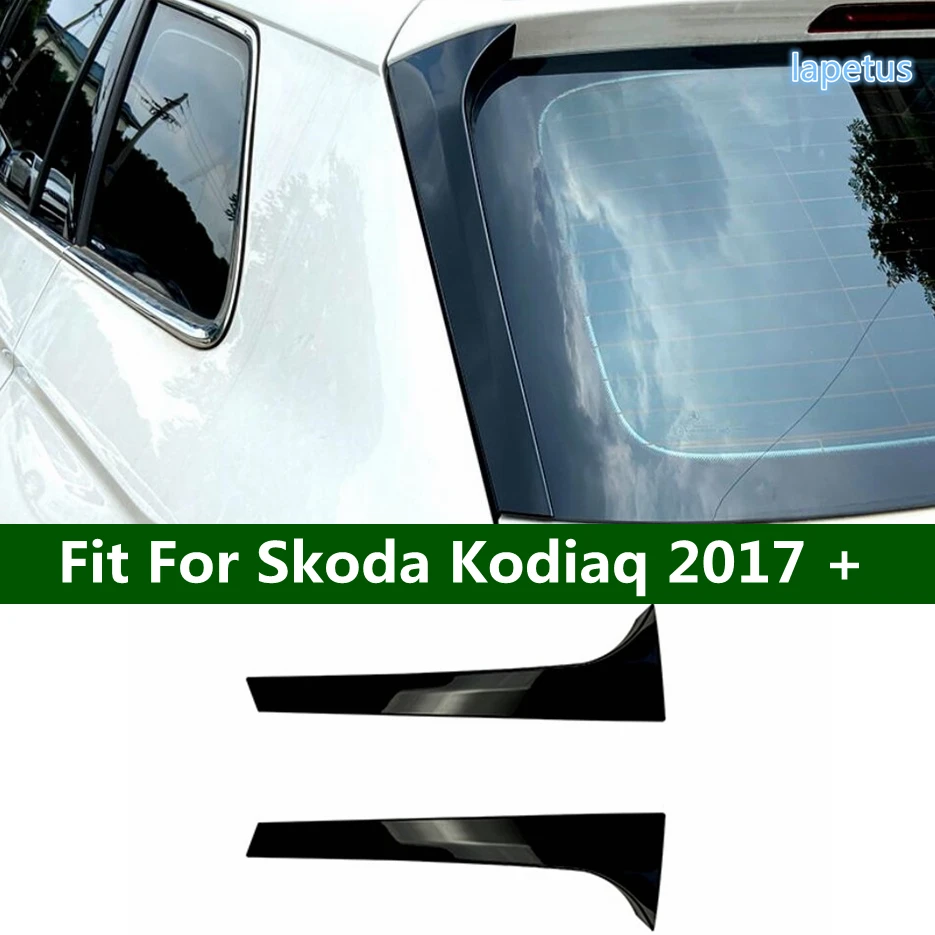 Door Rear View Window Spoiler Cover Trim Triangle Insert Garnish Bezel Car Styling Fit For Skoda Kodiaq 2017 - 2023 Accessories