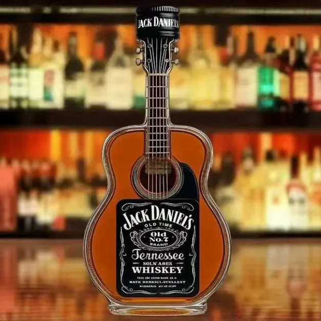 

Creative bottle of whiskey for old bar club