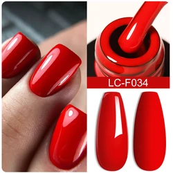 LILYCUTE 7ML Gel Nail Polish High Saturation Color For Manicure Vernis Semi Permanent Nail Art Base Top Coat UV Nail Polish