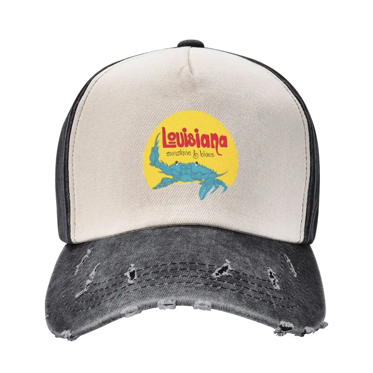 Louisiana Sunshine & Blues Baseball Cap Anime Hat Luxury Brand For Women Men's