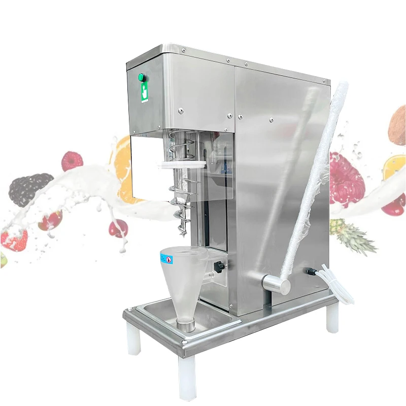 

Vertical semi-automatic ice cream mixer ice cream manual mixer fruit ice cream mixer quick mixing
