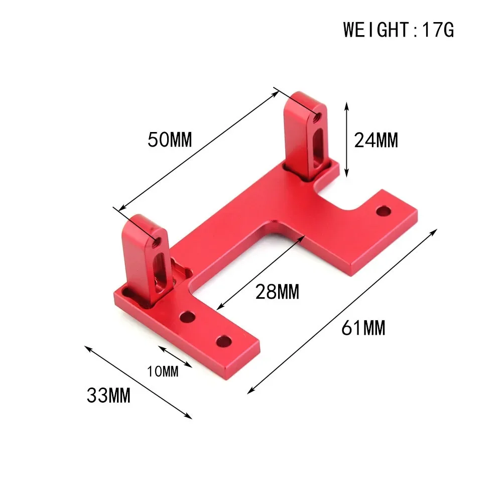 โลหะพวงมาลัยServo Mount SR-0133 สําหรับ 1/14 Tamiya RCกึ่งรถแทรกเตอร์รถบรรทุกTipper SCANIA King Haulerอัพเกรดอะไหล่