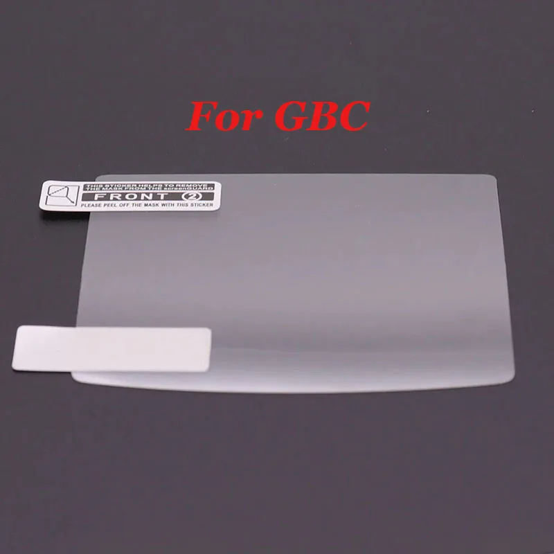 1-10개 플라스틱 투명 LCD 화면 보호 PET 필름 (GB, GBA, GBC, GBA SP, GBP, GBM 게임 콘솔용)