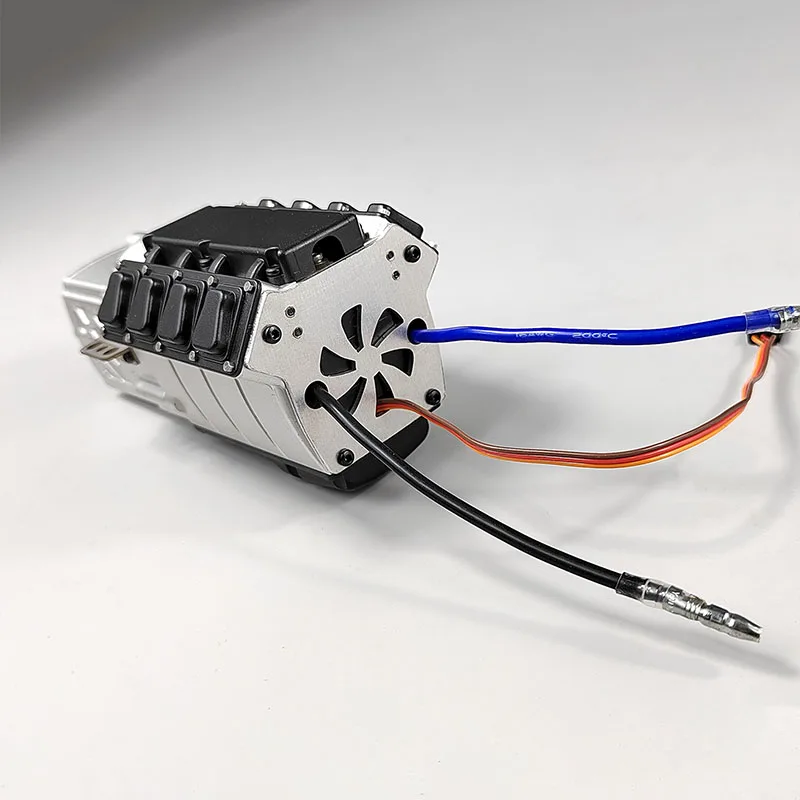 Tamiya RC Car Gearbox Metal Brushed Second Gear Gearbox Suitable for 1/14 RC Truck DIY Upgrade Modification Accessories