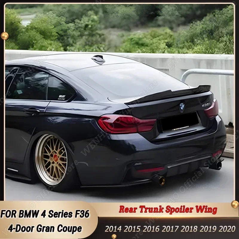 

Tail Wing For BMW F36 4 Series 4-Door Gran Coupe 420i 440i 2014-2020 Rear Spoiler Wing Lip M4 MP PSM Style Tuning Accessories