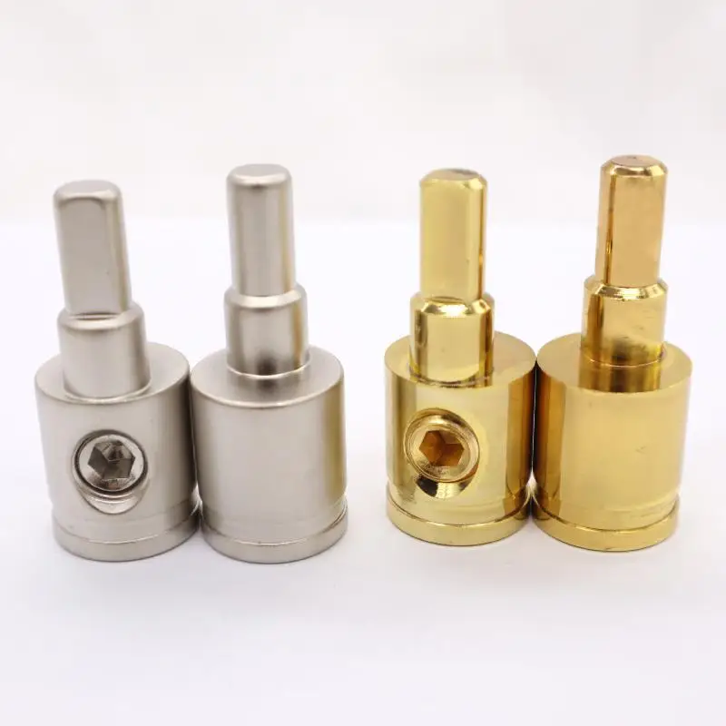 1Pcs 0GA 4GA 8GA Pure Copper Car Audio Connector Power Ground Wire Terminal for Professional Car Stereo Installation