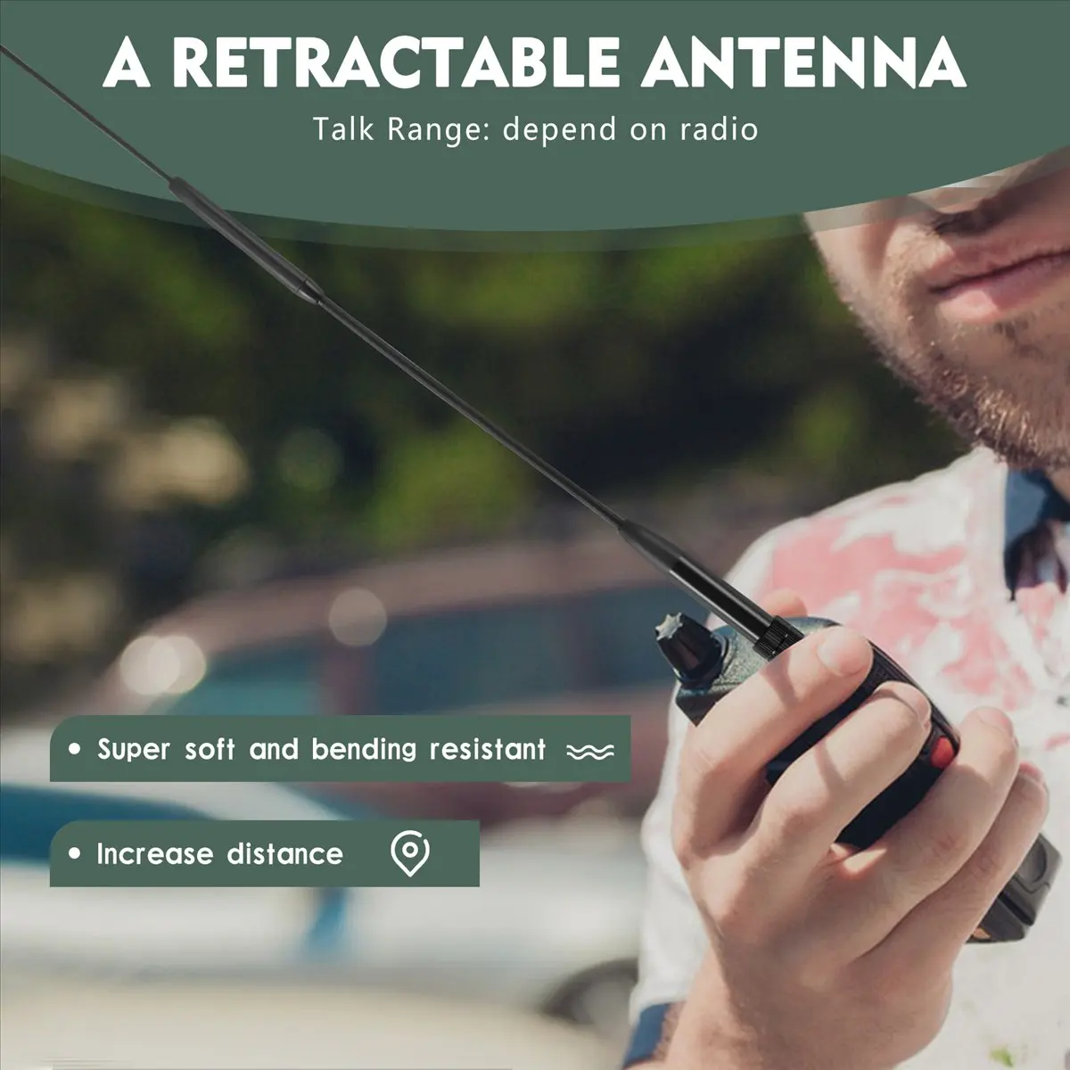 【New User】Antenna RH901S SMA-Female 144/430MHz Dual Band Antenna For UV-82 UV-5R GT-3 MarkII UV-5RE Plus -F8 RT-5R -888S Radio