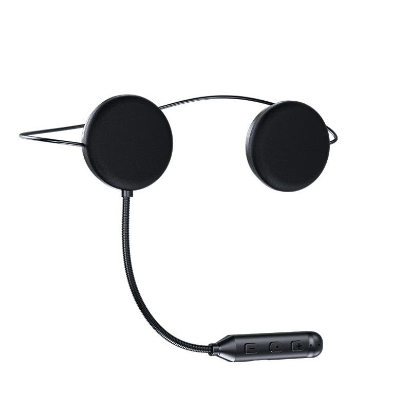 Capacete de Motocicleta em Plástico ABS com Fone de Ouvido Integrado - Acessório Essencial para Motociclistas