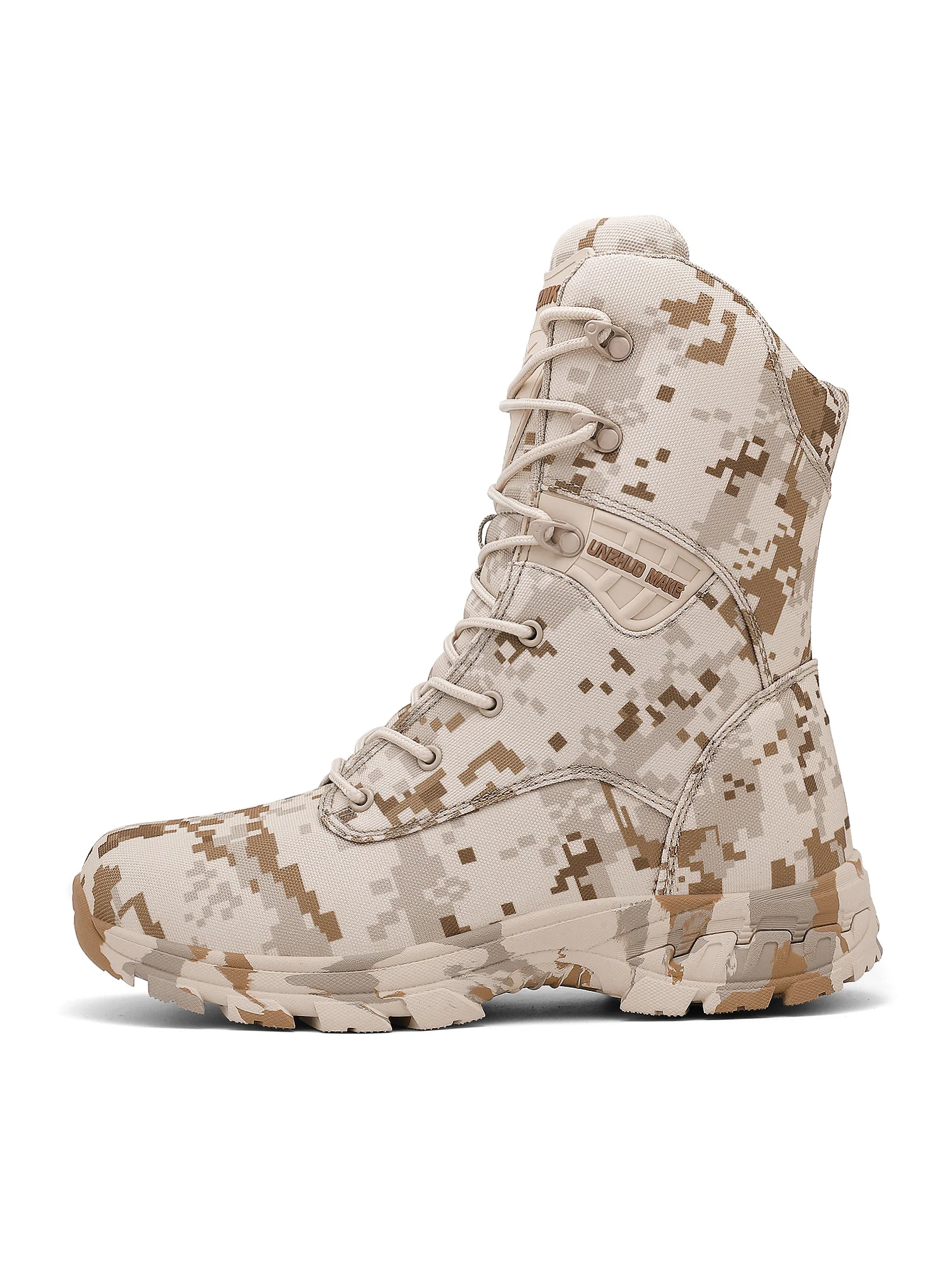 Herren-Tarnstiefel für das Training, Ganzjahres-Antirutsch-Atmungsaktive Outdoor-Feld-Wanderstiefel, Professionelle Taktische Kampfstiefel – Detail 9