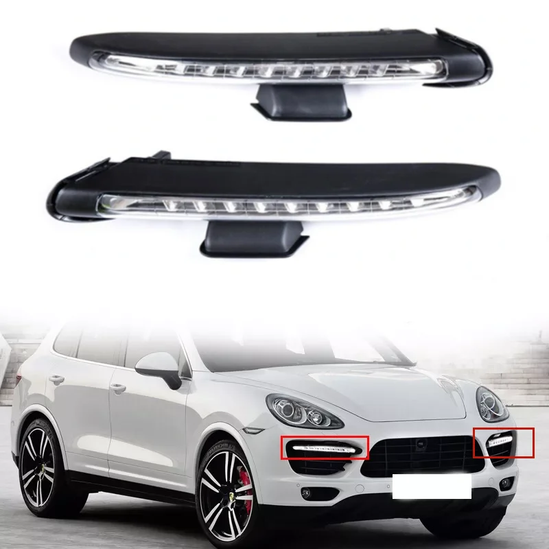 Fendinebbia a LED per Porsche Cayenne 958 Turbo Style 2011-2018 95863118110 95863118210