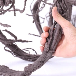 300cm Fake Plants Tree Twig Sakura Flower Branches Liana Wall Hanging Rattan Trunk Flexible Vines Wedding Garden Home Decoration