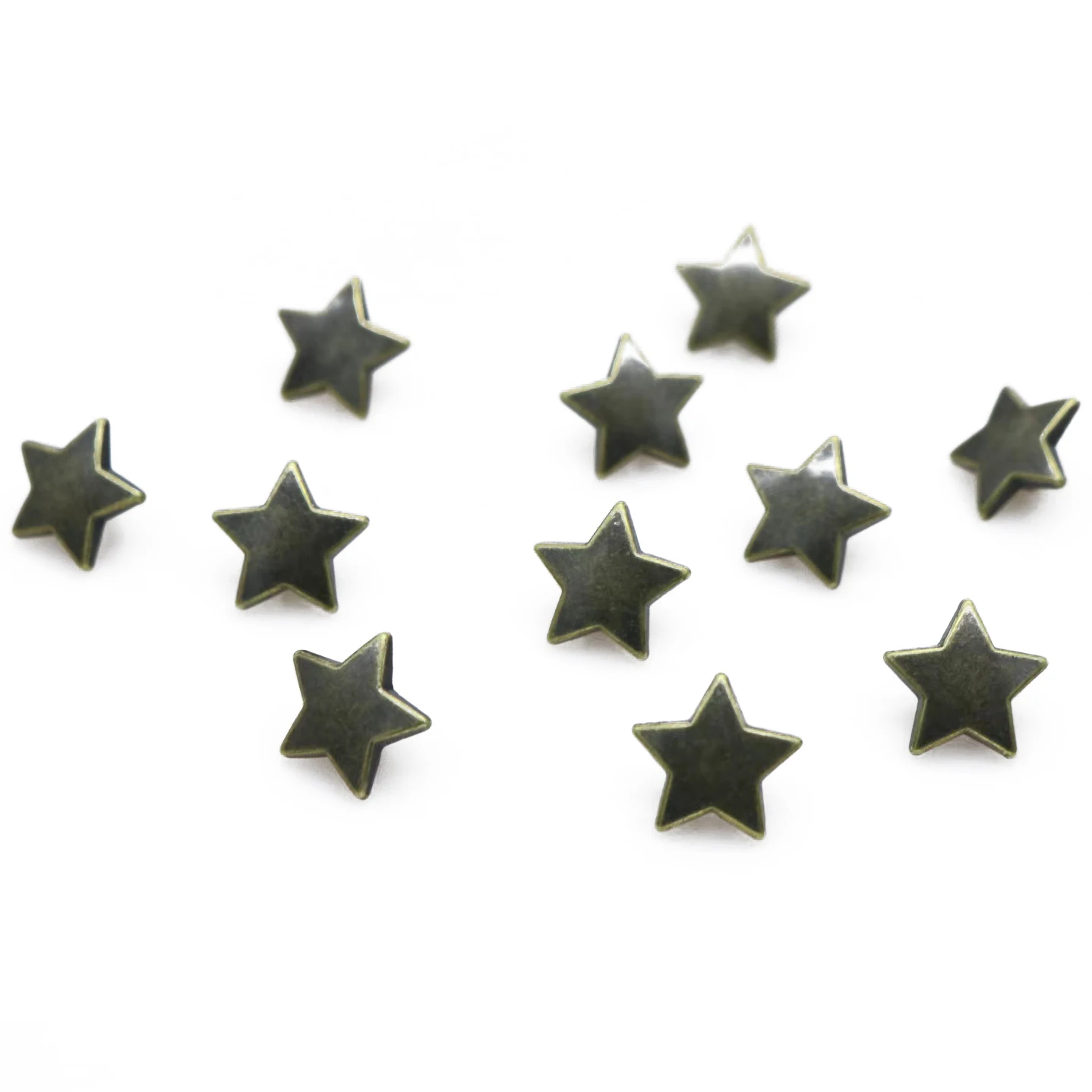 11mm star silver Shank Button Metal Buttons Sewing Metal Buttons 50pcs