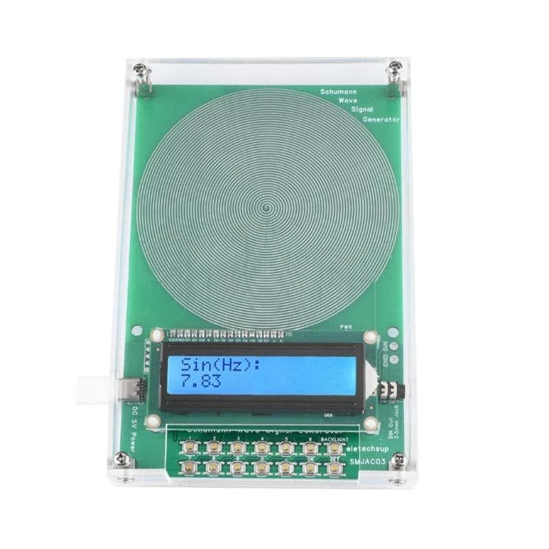 

Schumann Waves Generator 7.83Hz Adjustable Frequency Sine Waves with Type C Charging Port Strong Antiinterference