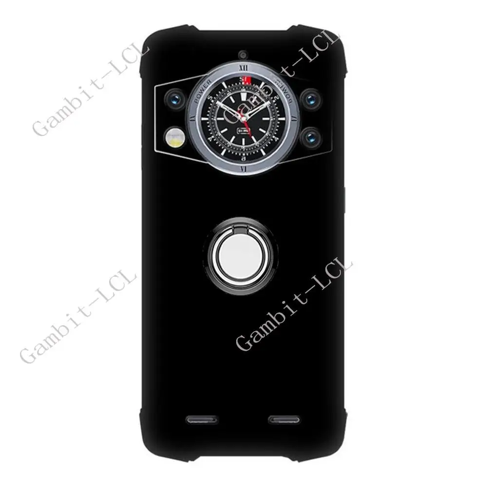 Dla Cubot KingKong 9 6.58 "KingKong9 2023 tylny uchwyt pierścieniowy uchwyt etui na telefon Smartphone TPU miękka pokrywa silikonowa