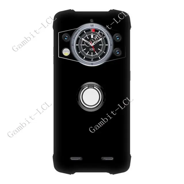 Dla Cubot KingKong 9 6.58 "KingKong9 2023 tylny uchwyt pierścieniowy uchwyt etui na telefon Smartphone TPU miękka pokrywa silikonowa