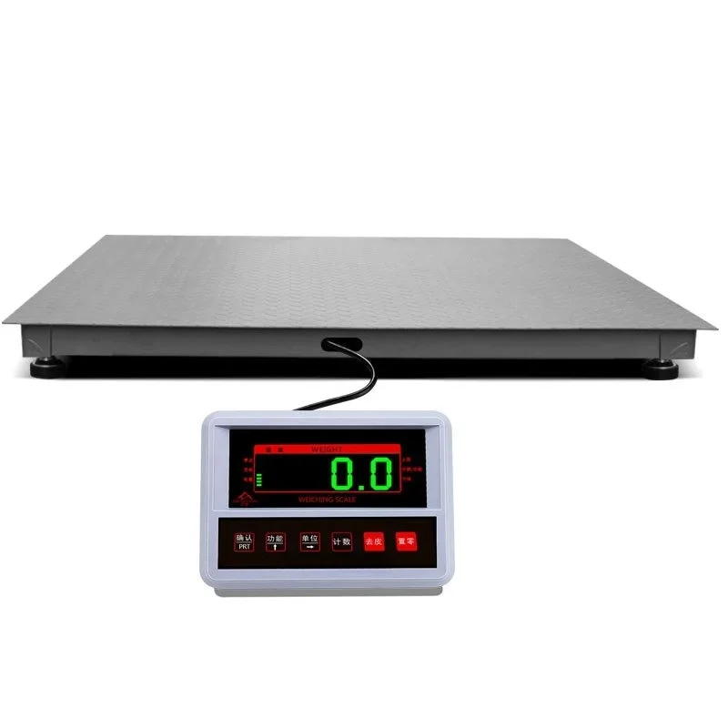 

Electronic floor scale, thickened platform scale