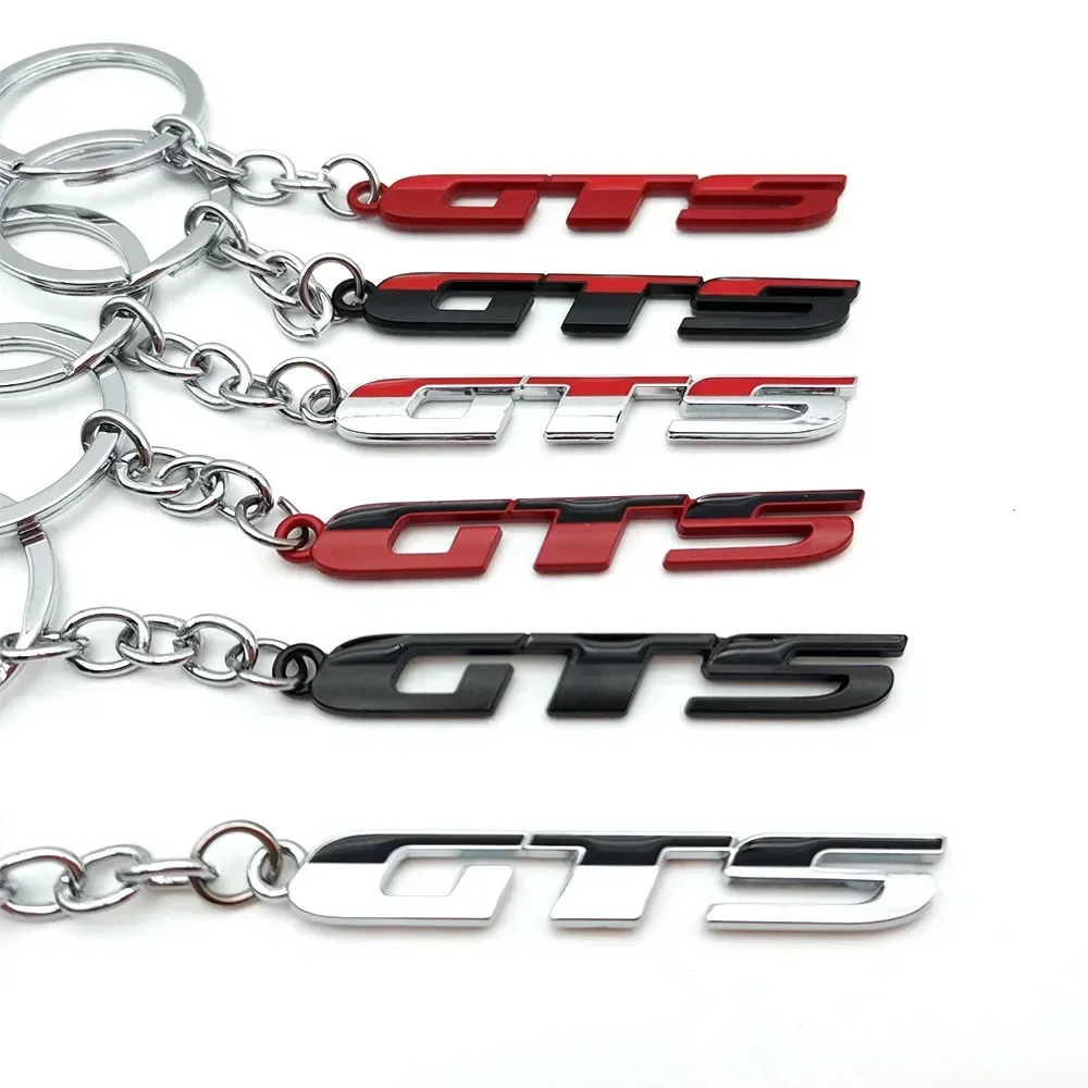 Metal Car Keychain Pendant Keyrings Holder for Volkswagen GTS Sharan SR32 GOLF GTD TOURAN TERAMONT Amarok T-ROC Rline