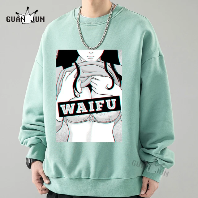 Hentai Anime Gril Print Graphic Hoodies for Adult Hentai Sweatshirt Men Women Aesthetic Harajuku Pullover Waifu Material Clothes AliExpress