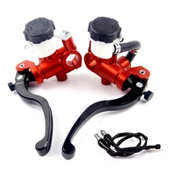 Motorcycle Brake Master Cylinder Lever Hydraulic Clutch 17.5 Piston 22mm Universal for Cafe Racer cb1000r cb650r drz400 cbr650r