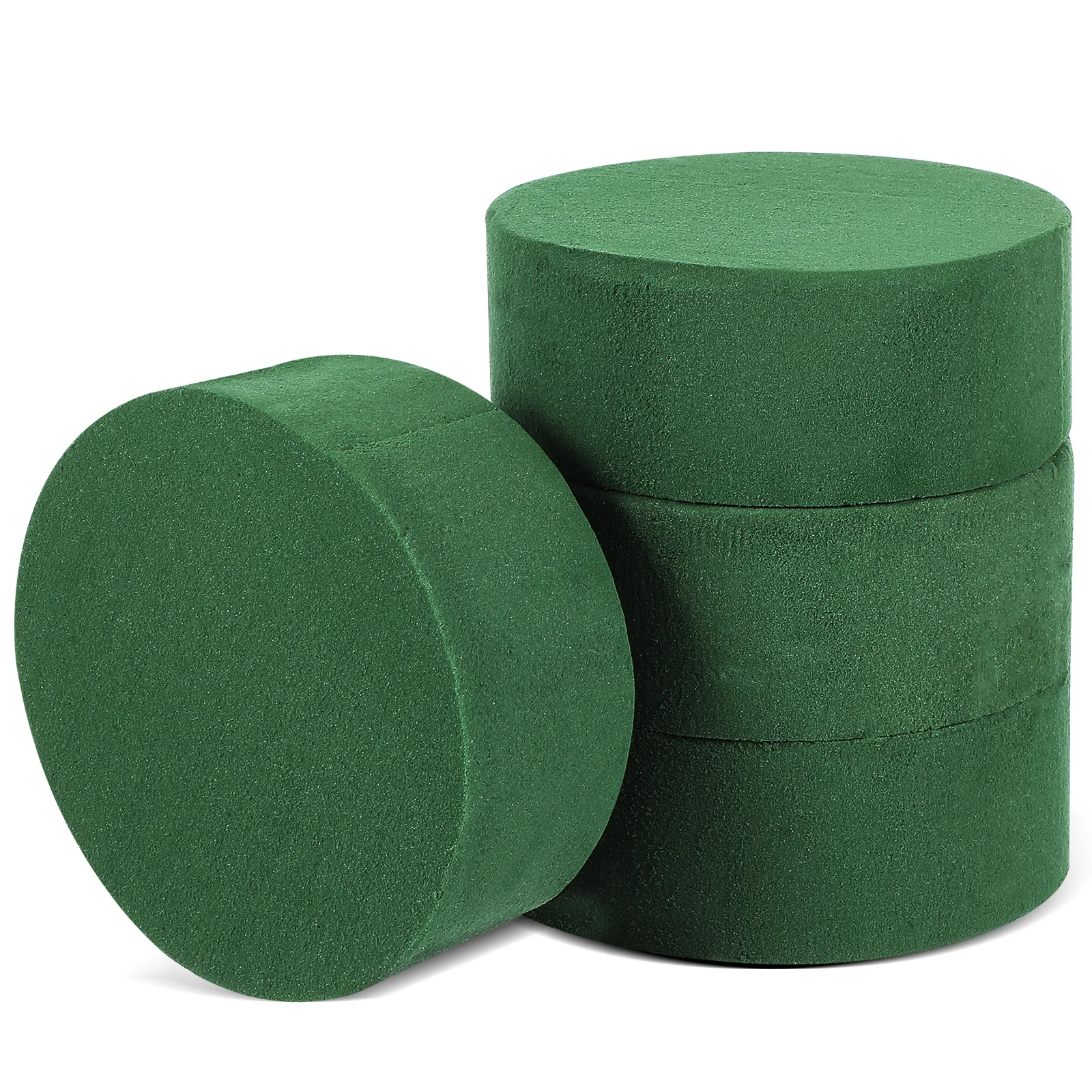 

4 Pcs Dried Flower Mud Foam Craft Block Bubble Floral Bulk Green Base Florist Blocks