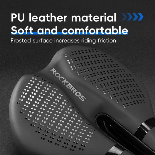 Imagen 2 del producto ROCKBROS Sillín de bicicleta Asiento de bicicleta cómodo para hombres y mujeres Asiento de ciclismo ergonómico ligero y duradero