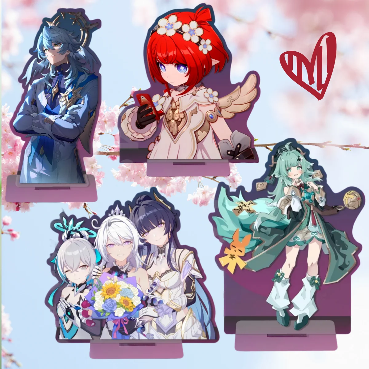 

15Cm Acrylic Standing Sign for Honkai: Star Rail Huohuo Tribbie Boothill Sunday Peripheral Collection Acrylic Stand Toy Gift